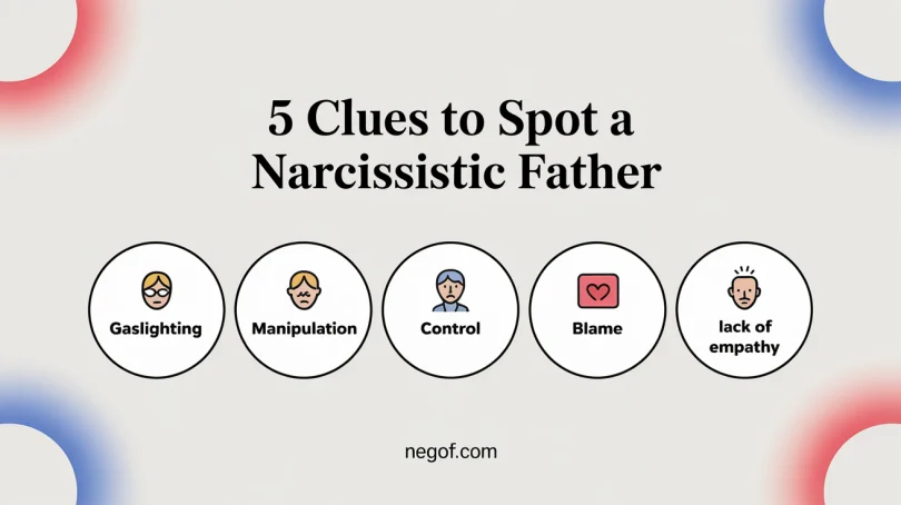 5 Clues to spot a narcissistic father in conversation