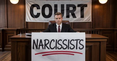 When narcissists are taken to COURT