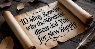 10 Slimy Reasons Why The Narcissist Discarded You For New Supply