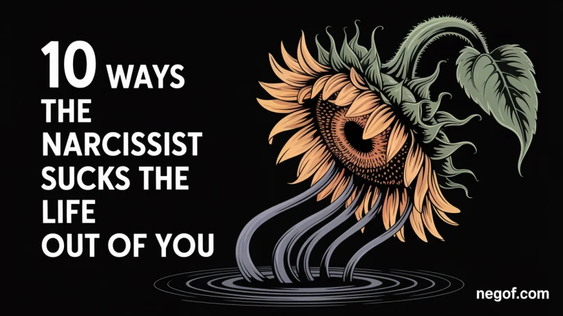 10 Ways the Narcissist Sucks The Life Out of You