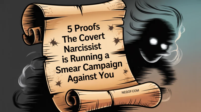 5 Proofs The Covert Narcissist is Running a Smear Campaign Against You